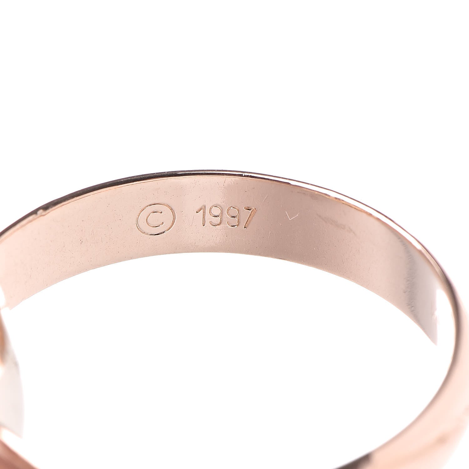 Cartier 18K Pink Yellow White Gold Classic Trinity Ring 51 5.75 6 of 7
