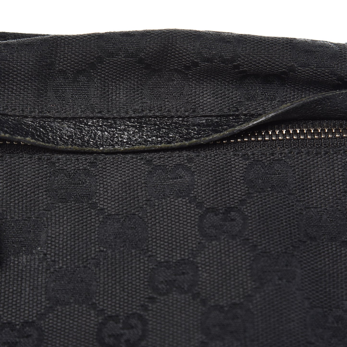 GG Monogram Double Pocket Belt Bag Black