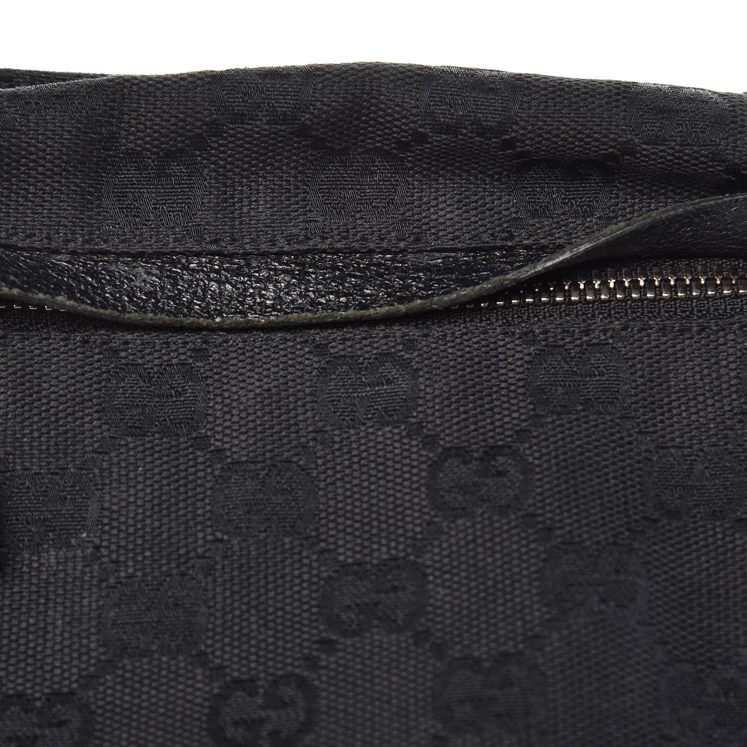 Gucci GG Monogram Double Pocket Belt Bag Black 9 of 12
