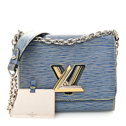 Louis Vuitton Epi Twist Shoulder Bag PM Denim Light 3 of 10