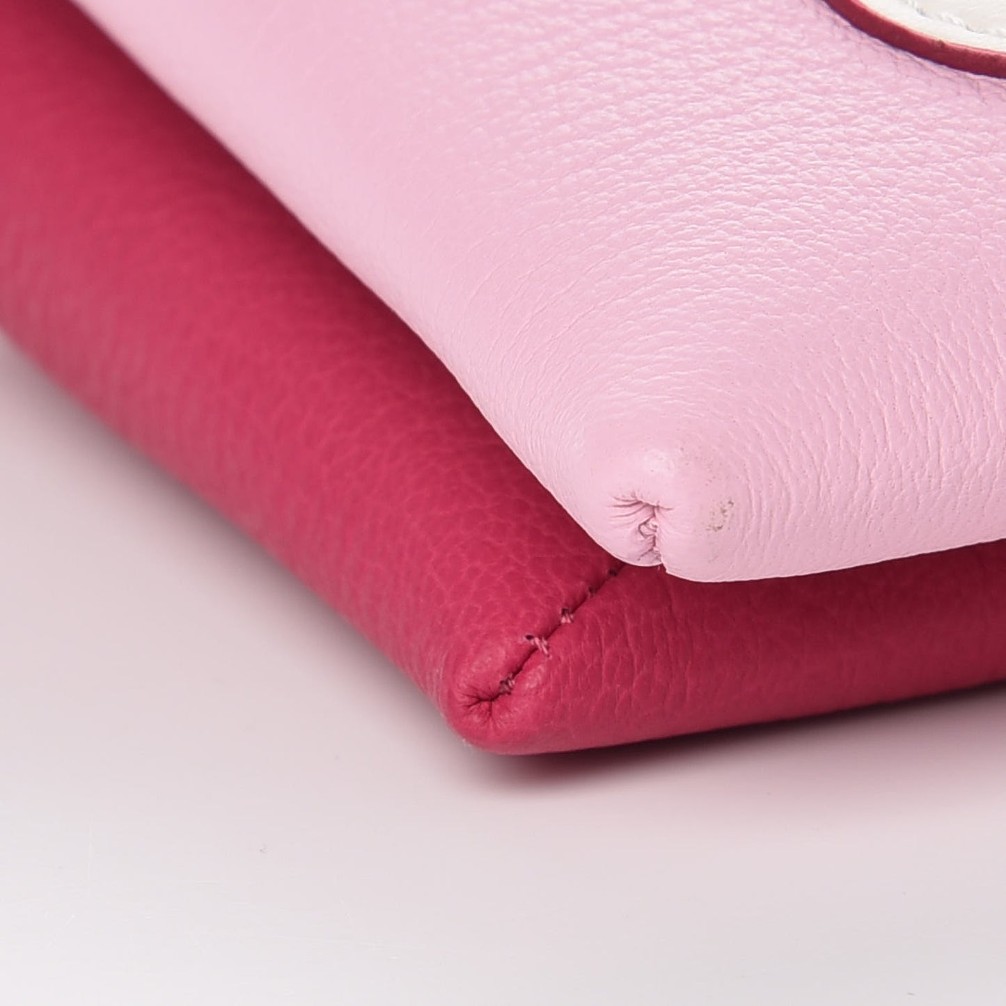 Calfskin Duetto Crossbody Bag Bright Pink