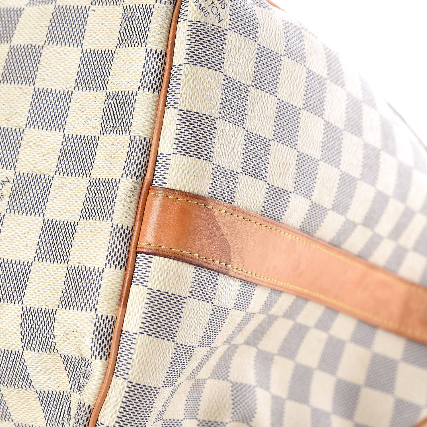 Louis Vuitton Damier Azur Keepall Bandouliere 45 32 of 32