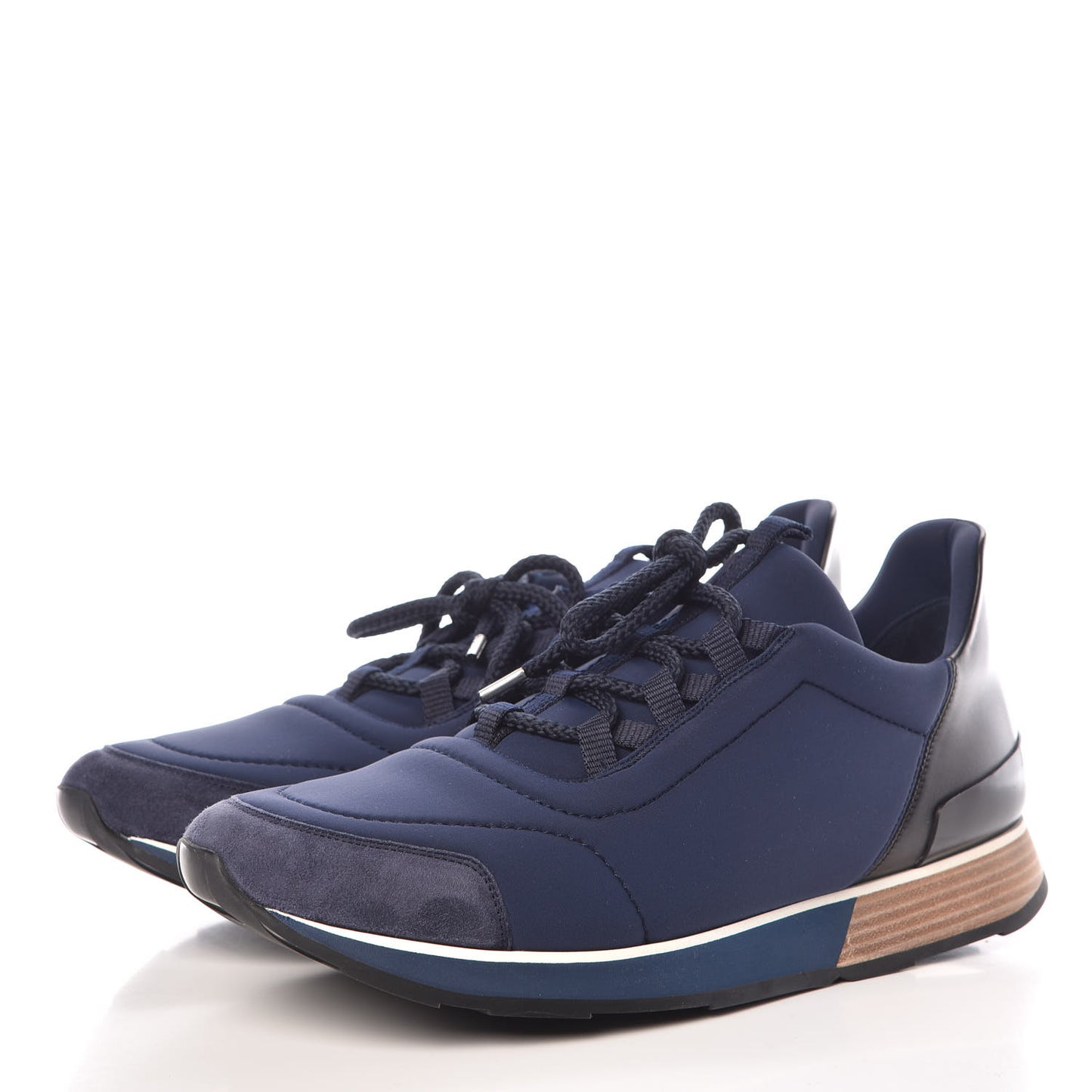 Technical Canvas Mens Miles Sneakers 43 Marine Black