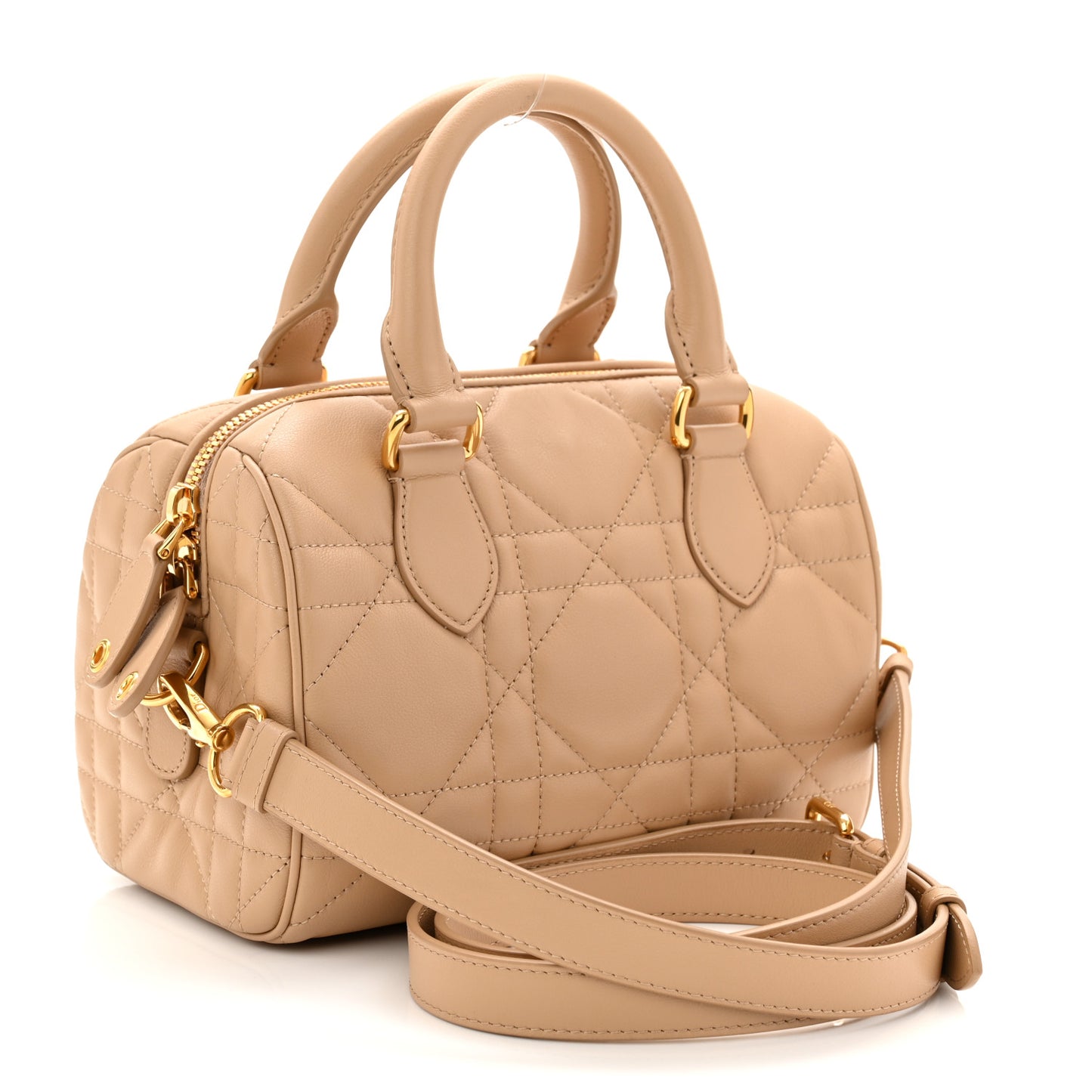 Calfskin Macrocannage Groove 20 Bag Biscuit