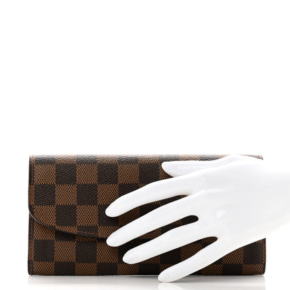 Louis Vuitton Monogram Emilie Wallet Rouge 2 of 11