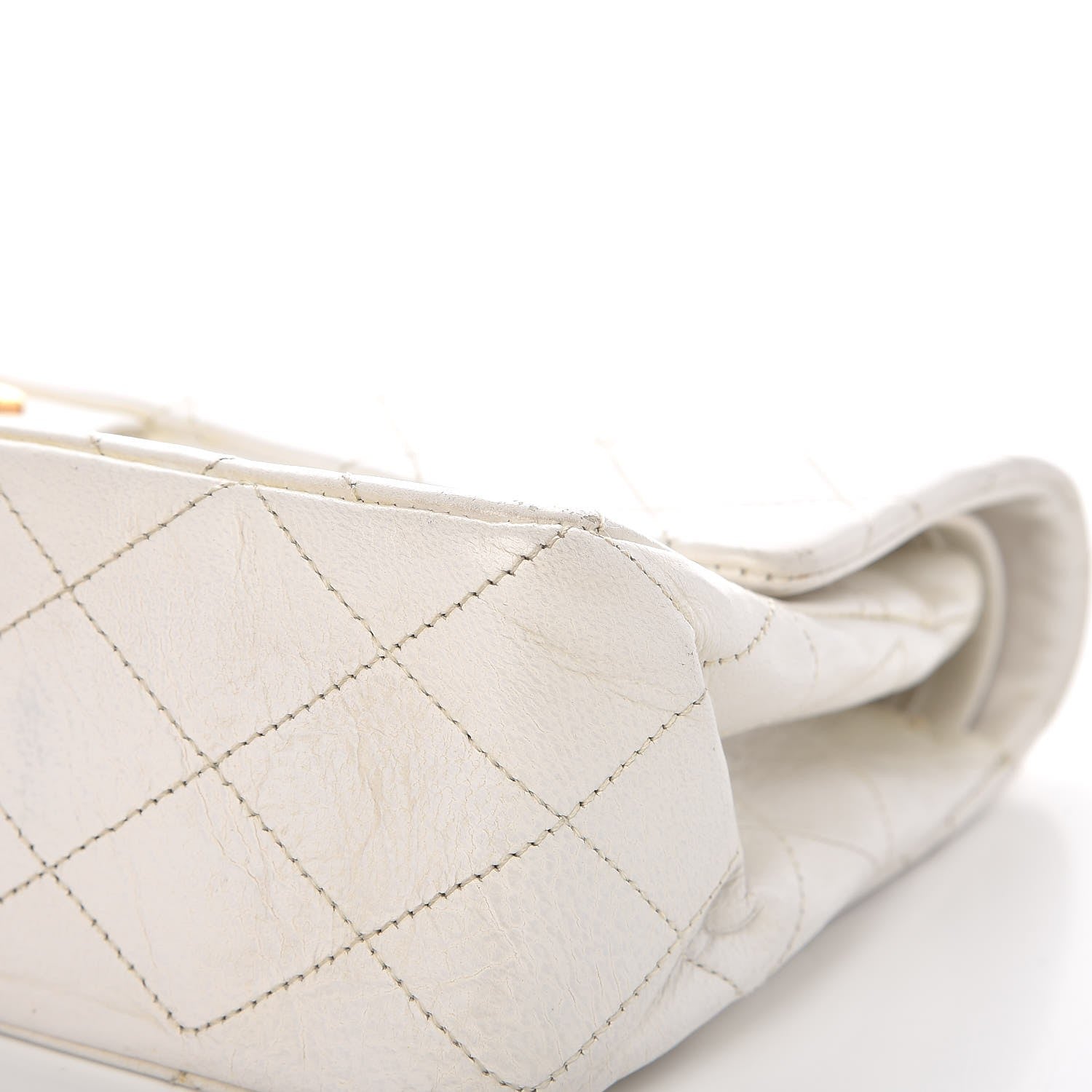 Chanel Lambskin Quilted Medium Double Flap White 18 of 21