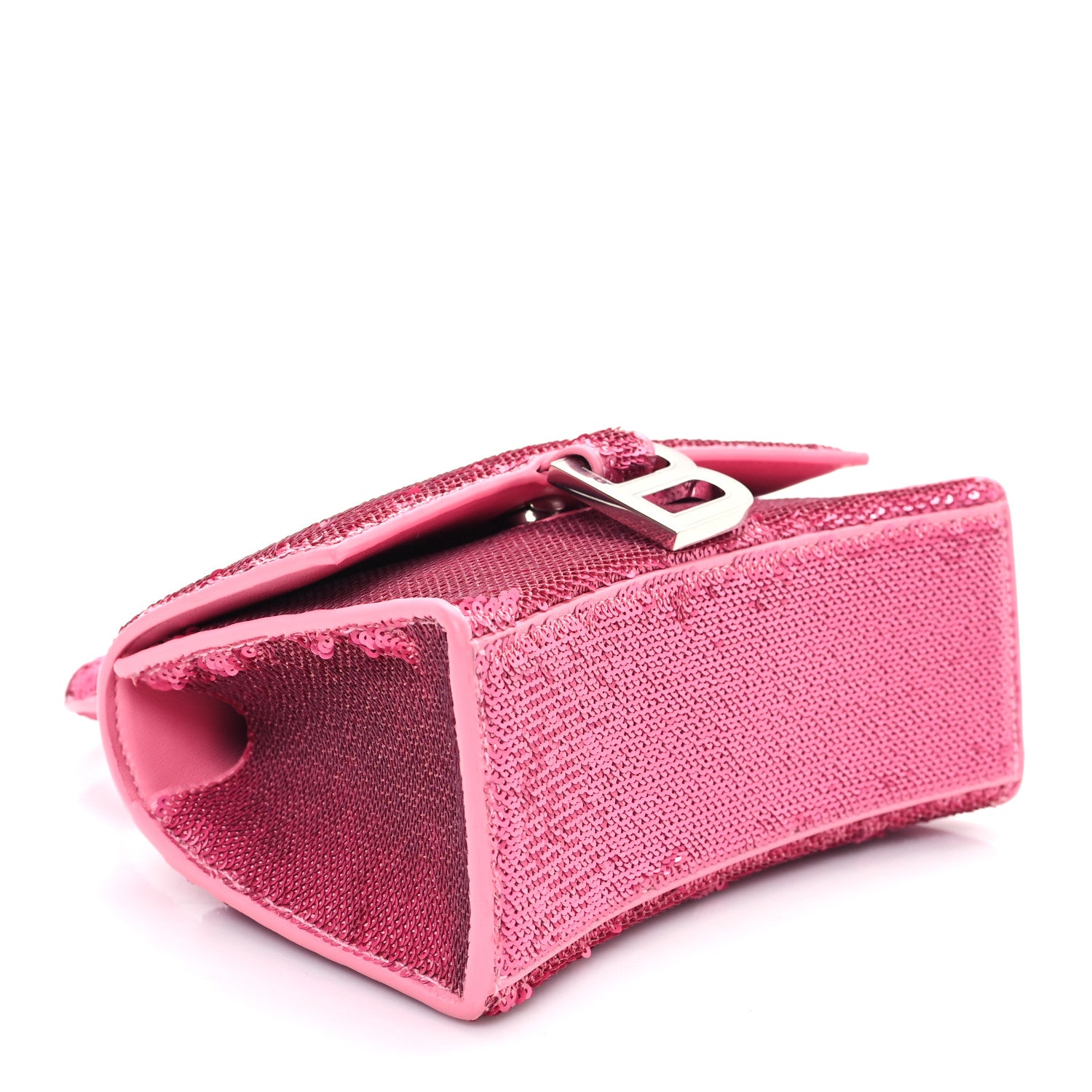 Balenciaga Sequin Hourglass Top Handle Bag XS Pink 4 of 10