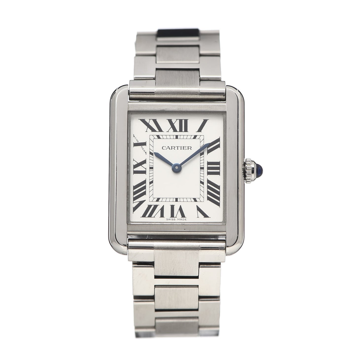 Stainless Steel 24mm Tank Solo Quartz Watch