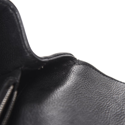 Saint Laurent Sheepskin Matelasse Chevron Monogram Medium College Bag Black 17 of 18