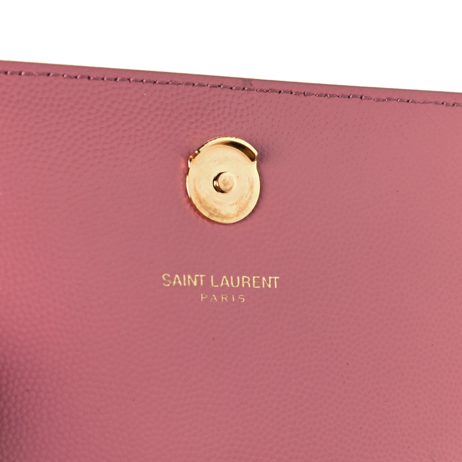 Saint Laurent Grain De Poudre Small Classic Monogram Kate Satchel Old Rose 5 of 10
