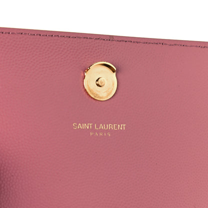 Saint Laurent Grain De Poudre Small Classic Monogram Kate Satchel Old Rose 5 of 10