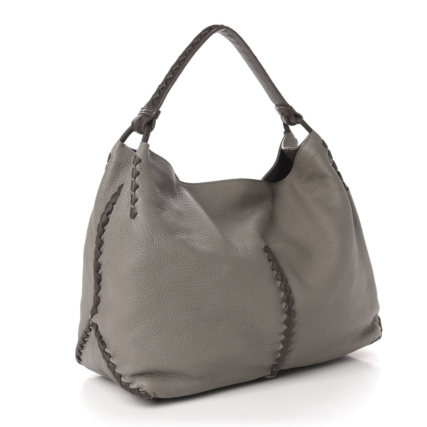 Cervo Lavato Deerskin Hobo Dark Cement New Steel
