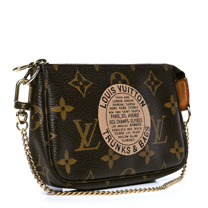 Louis Vuitton Monogram Complice Trunks and Bags Mini Pochette Accessories Beige 2 of 5