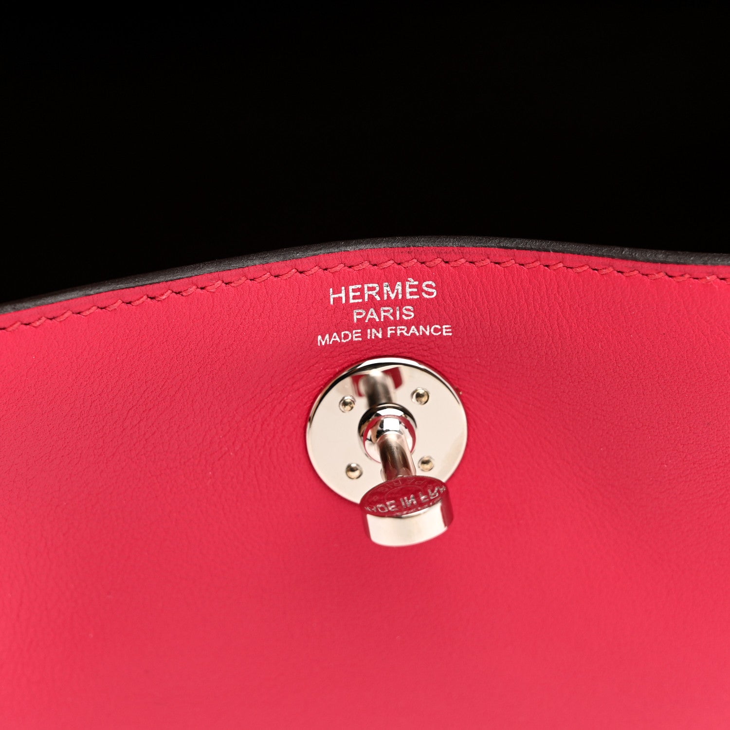 Hermes Swift Verso Mini Lindy 20 Framboise Rouge Sellier 6 of 11