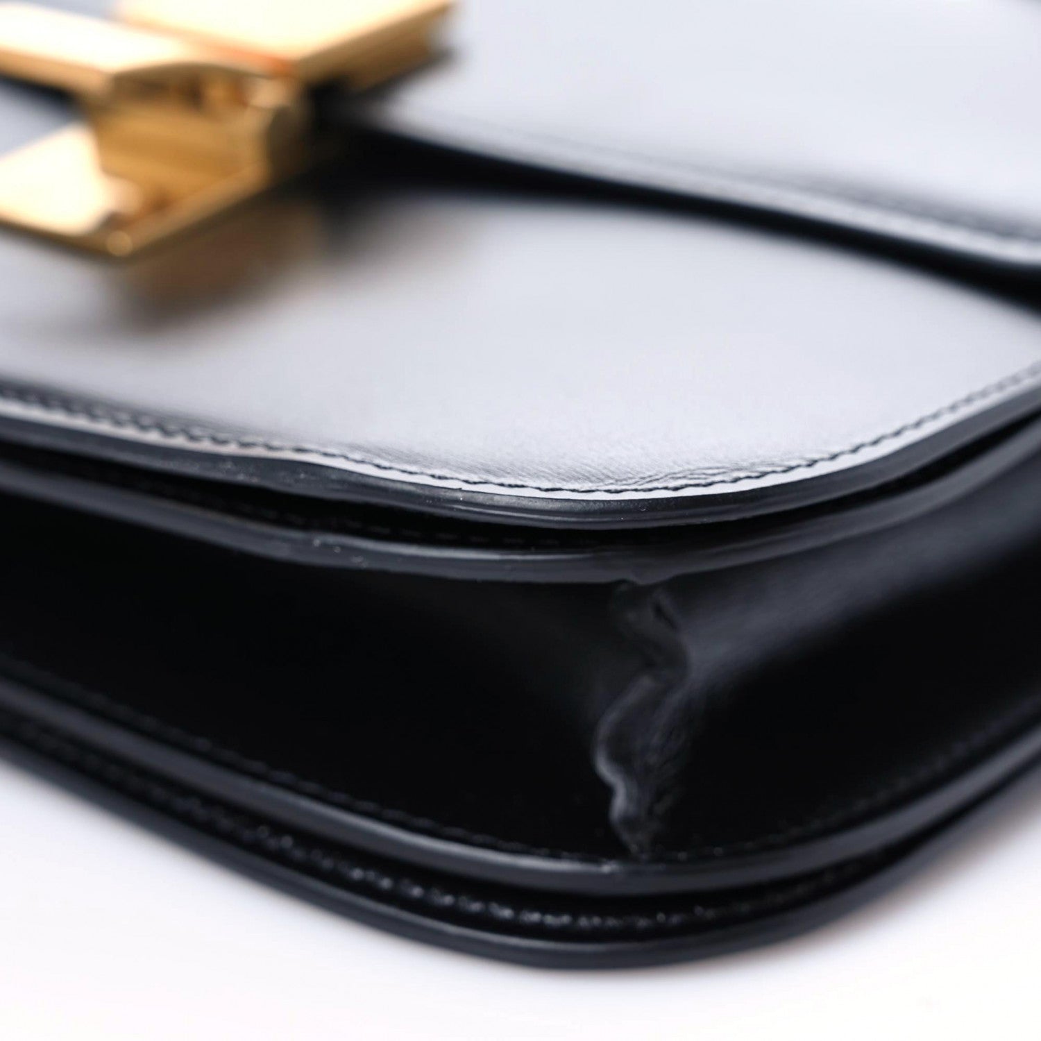 Celine Box Calfskin Medium Classic Box Flap Bag Black 11 of 15