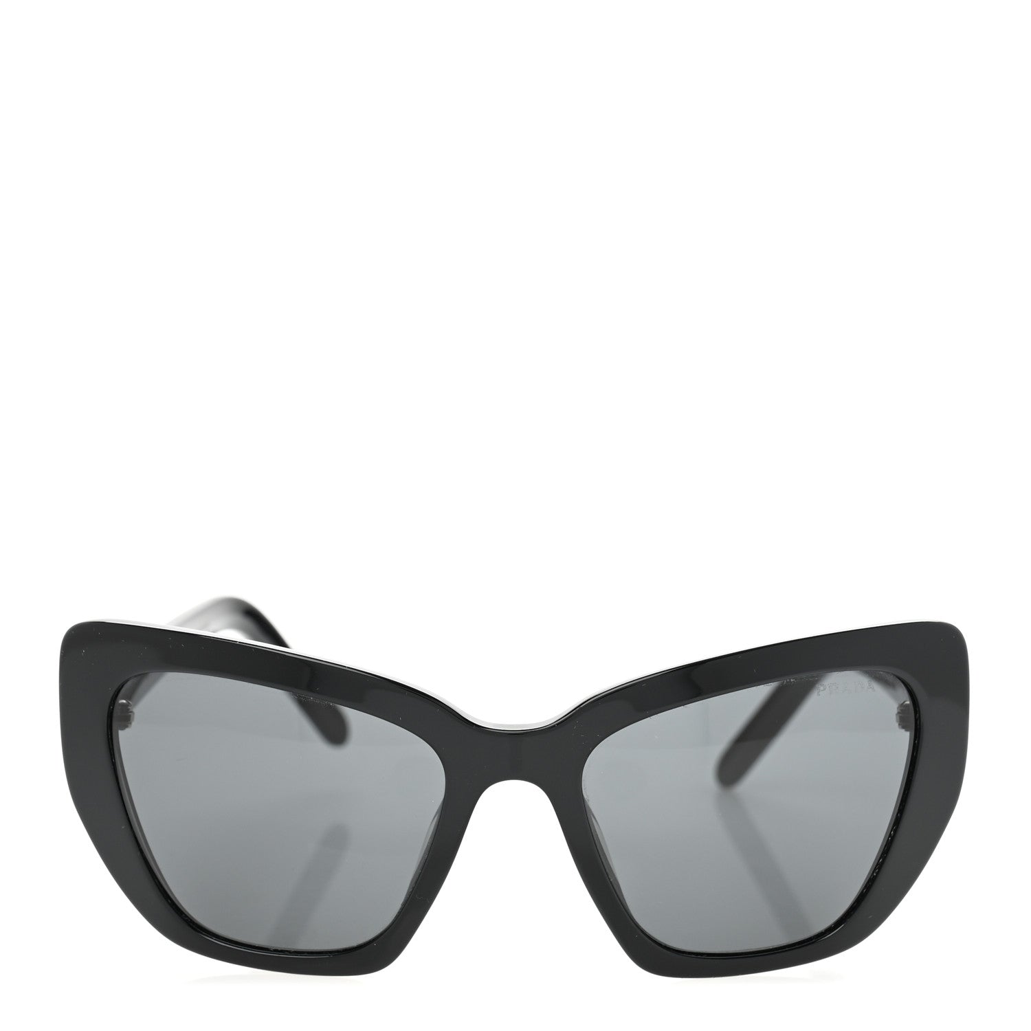 Prada Cat Eye Sunglasses SPR 08V-F Black 2 of 8