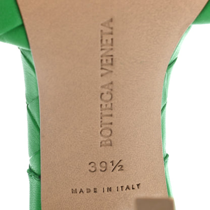 Bottega Veneta Nappa Maxi Intrecciato Lido 90mm Mule Sandals 39.5 Grass 6 of 7