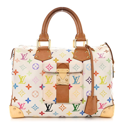 Louis Vuitton Monogram Multicolor Speedy 30 White 1 of 19