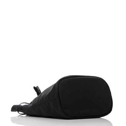 Prada Saffiano Tessuto Nylon Vela Bucket Wristlet Black 3 of 8