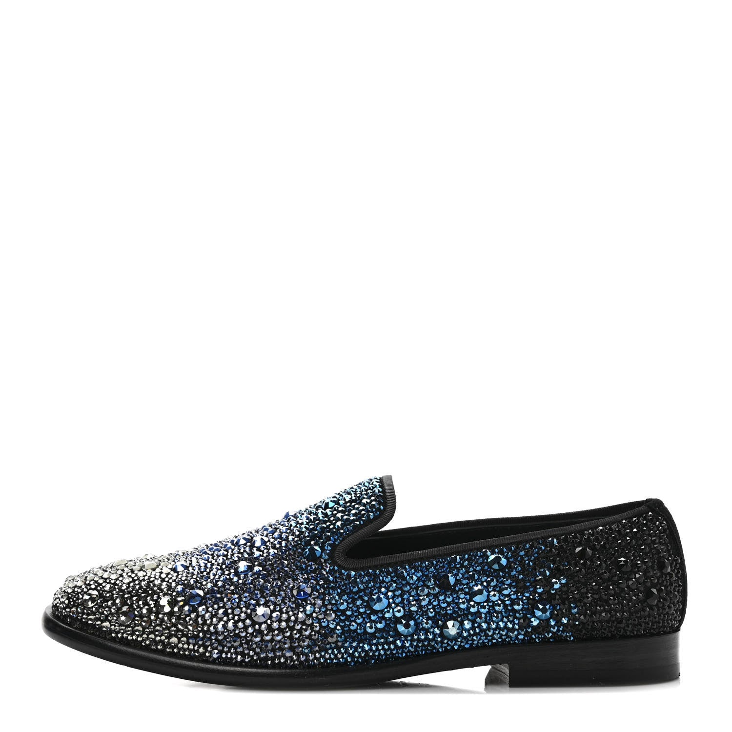 Jimmy Choo Crystal Marlo Loafers 37 Black Multicolor 1 of 8