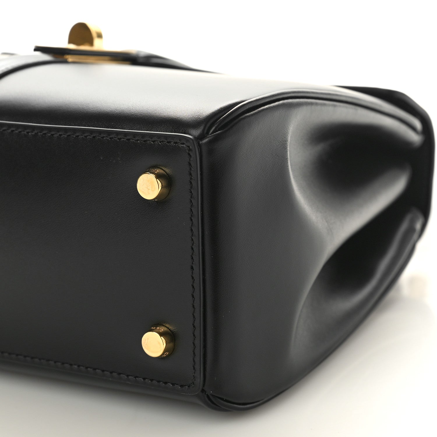 Celine Satinated Calfskin Small 16 Top Handle Bag Black 10 of 10