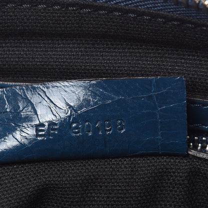 Givenchy Patent Lambskin 4G Small Pandora Blue 7 of 13