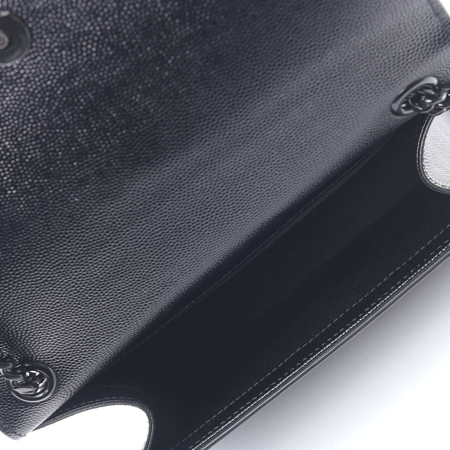 Grain De Poudre Small Monogram Kate Satchel Black