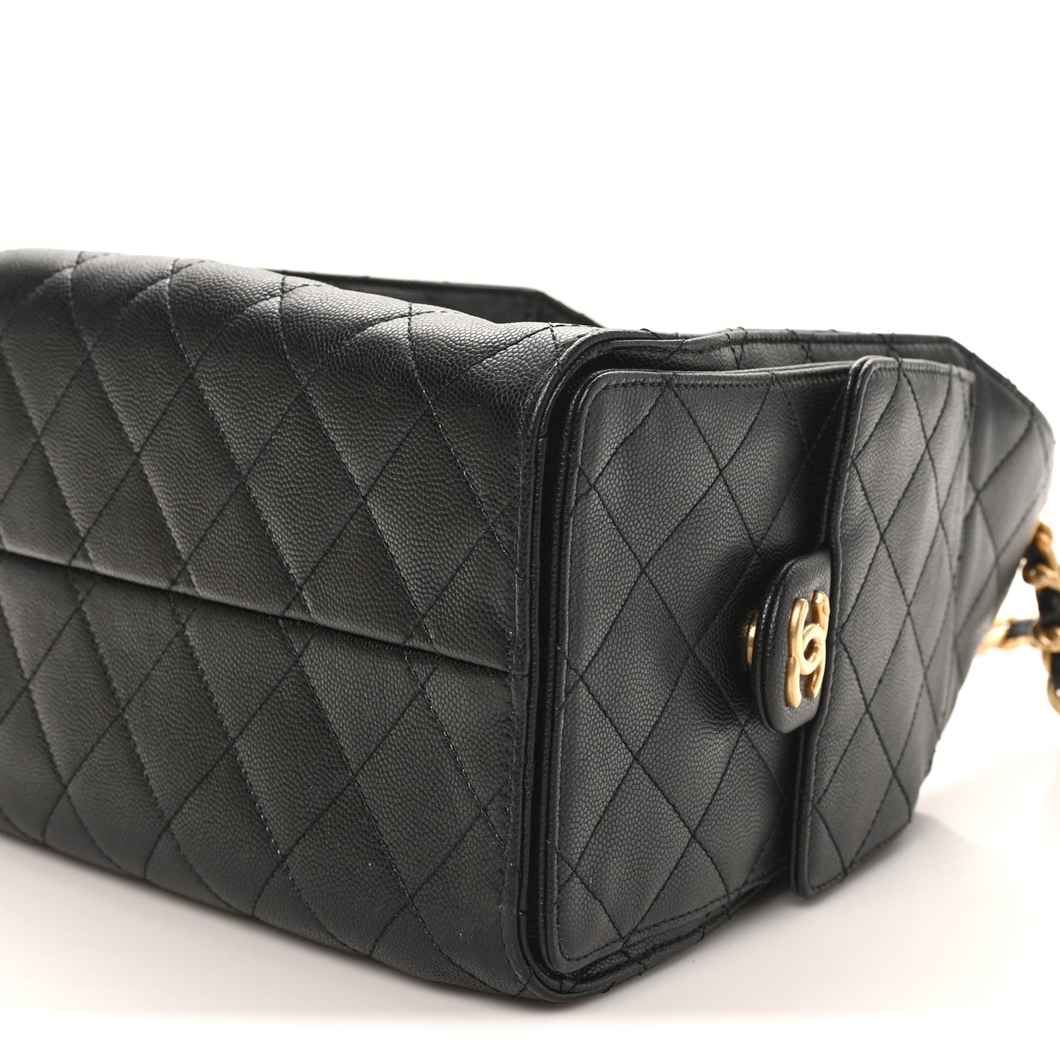 Chanel Caviar Quilted Small Chanel 25 Handbag Black 9 of 9