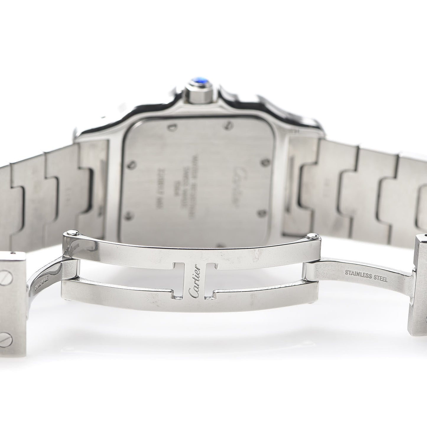 Stainless Steel 29mm Santos De Galbee Quartz Watch