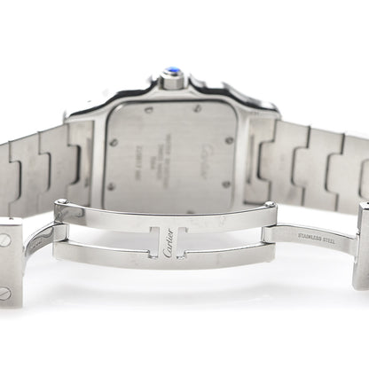 Cartier Stainless Steel 29mm Santos De Galbee Quartz Watch 7 of 7