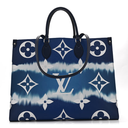 Louis Vuitton Monogram Escale Onthego GM Blue 1 of 9