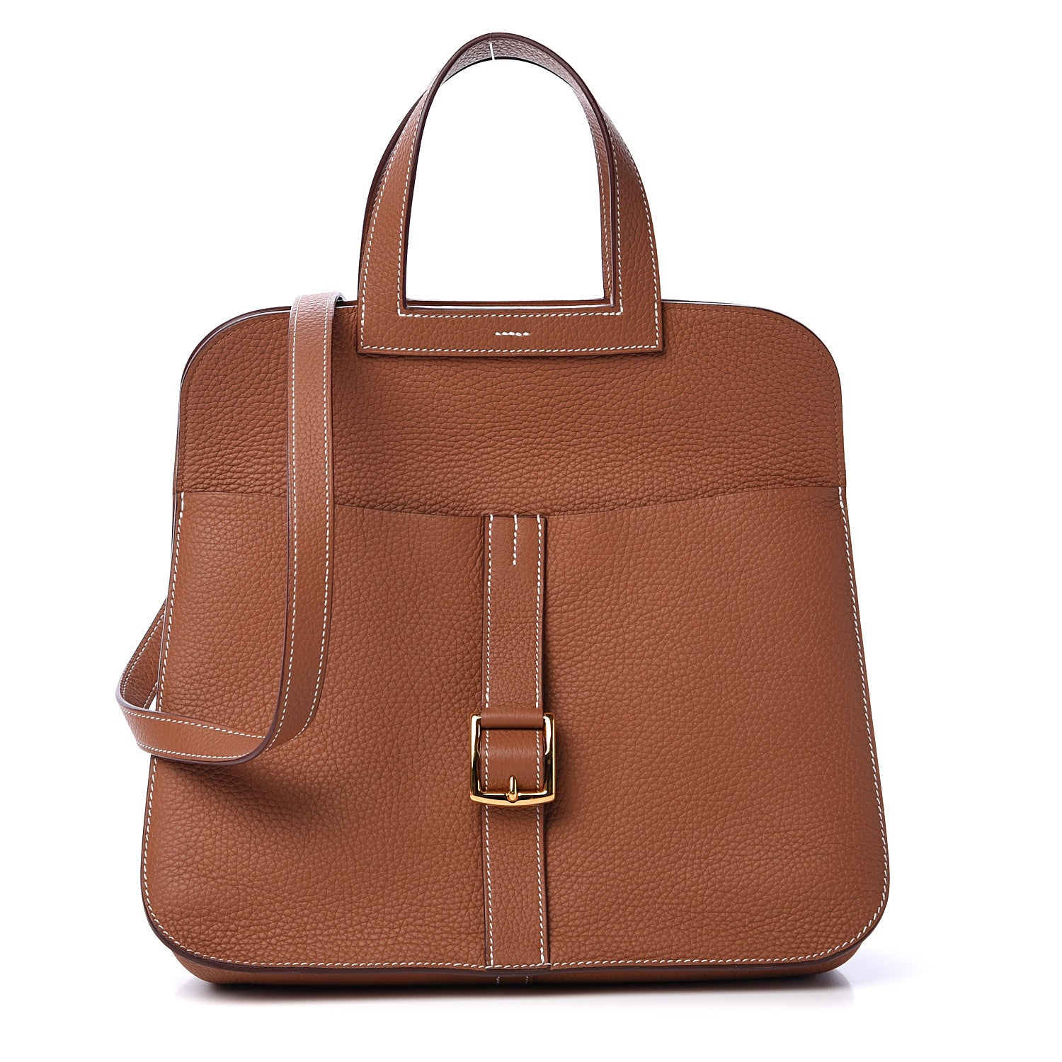 Hermes Taurillon Clemence Halzan 31 Gold 2 of 12