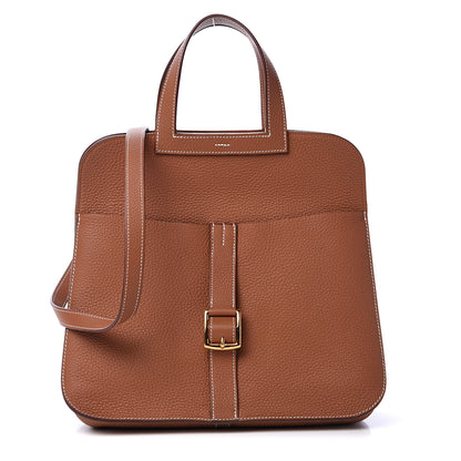 Hermes Taurillon Clemence Halzan 31 Gold 2 of 12