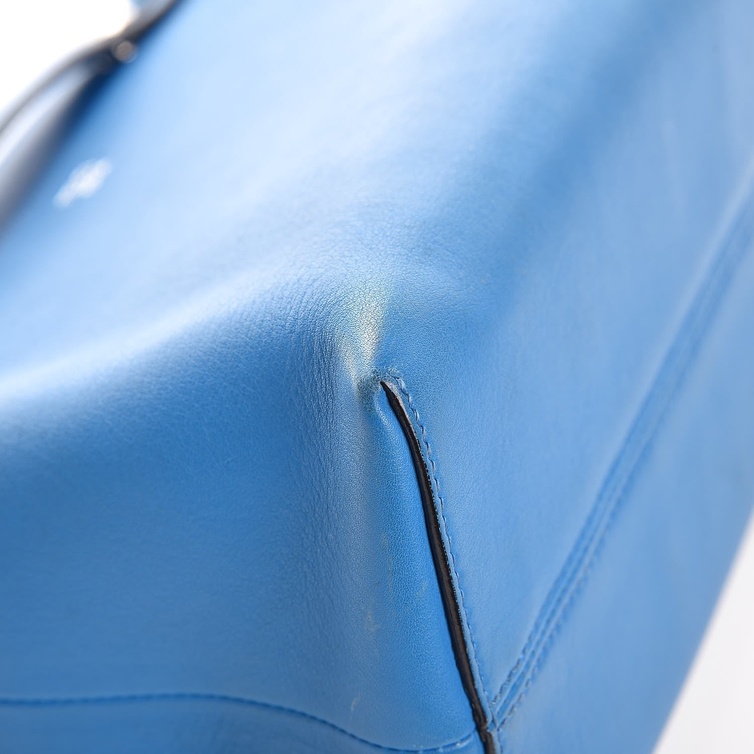 Fendi Vitello Dolce Medium By The Way Boston Bag Blue Royal 11 of 16