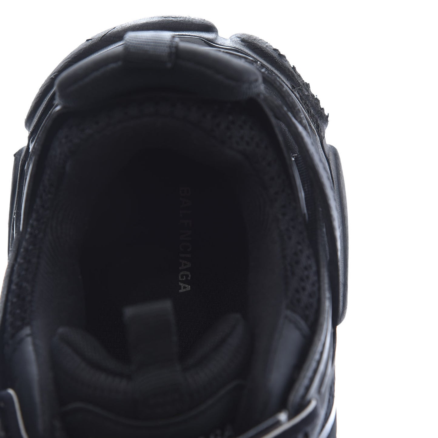 Mesh Nylon Womens Track Sneakers 39 Black
