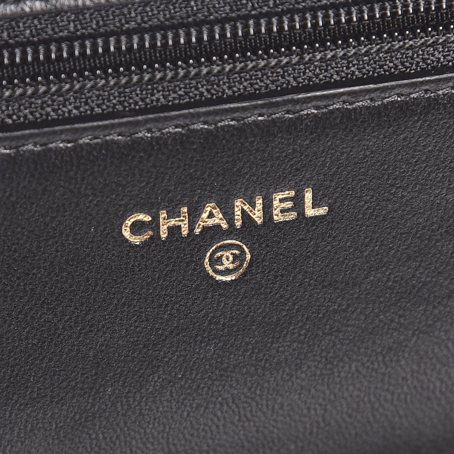 Chanel Lambskin Quilted Boy Wallet On Chain WOC Black 6 of 9