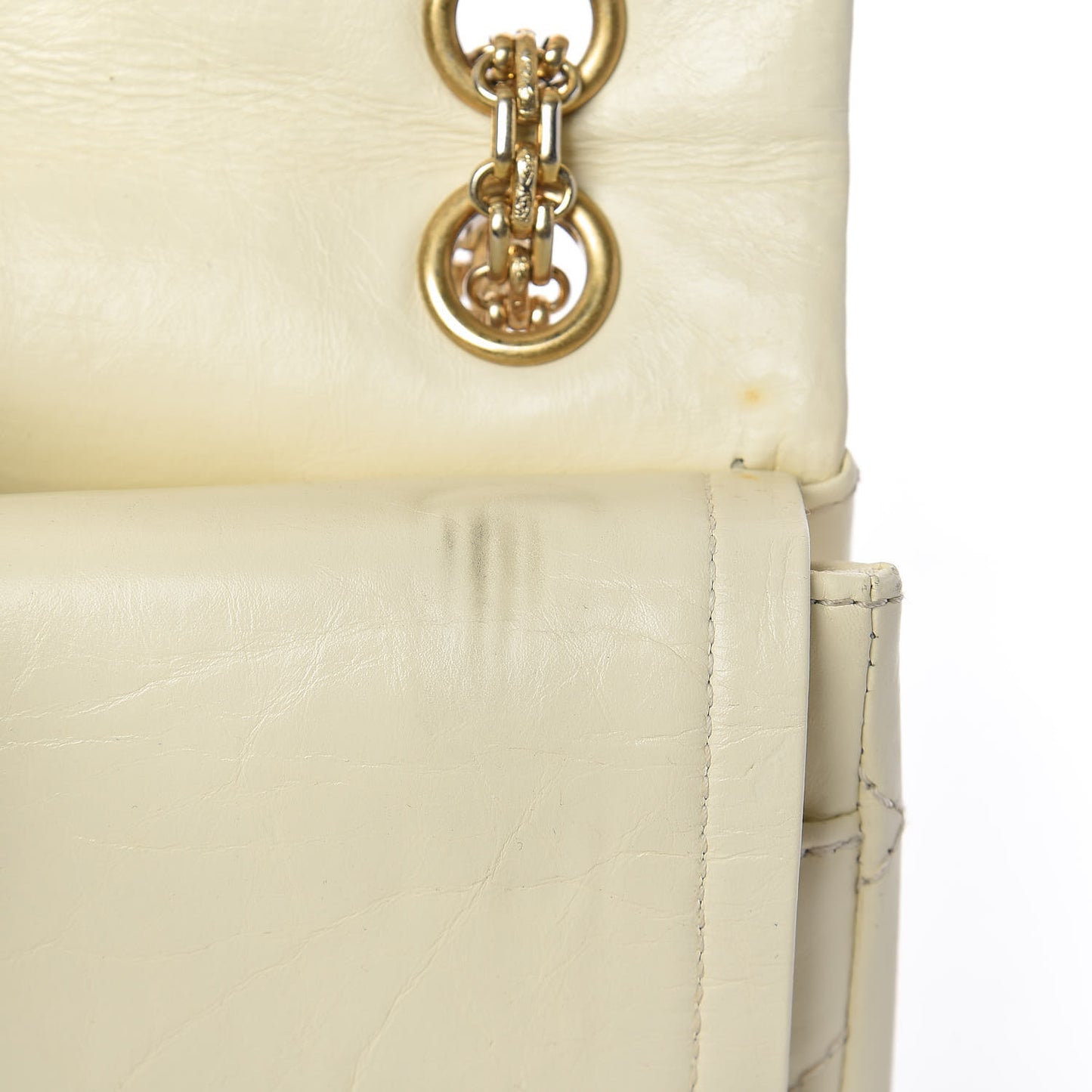 Aged Calfskin 2.55 Reissue 226 Flap Ivory