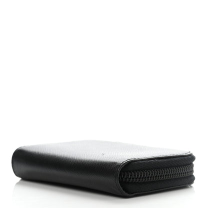 Prada Saffiano Zip Around Key Holder Black 4 of 12