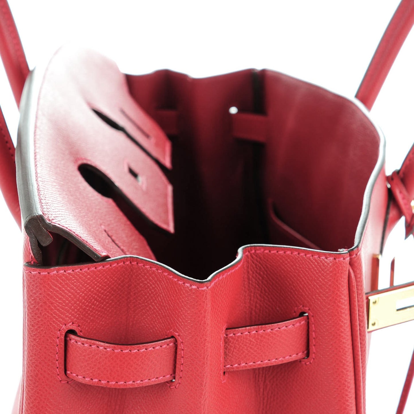 Epsom Birkin 35 Rouge Casaque