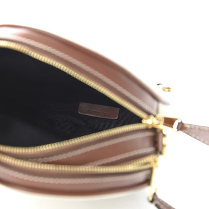 Burberry Canvas Calfskin Louise Bag Natural 5 of 11