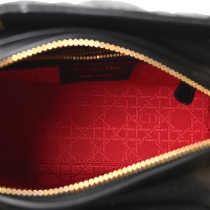 Christian Dior Lambskin Cannage Medium Lady Dior Black 4 of 9