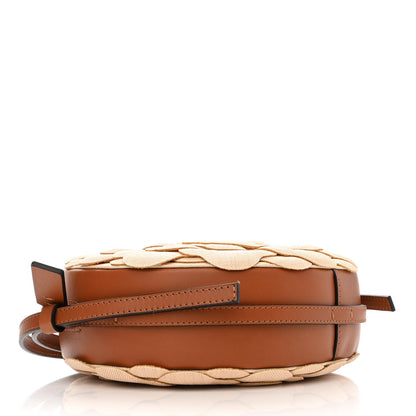 Valentino Garavani Canvas Calfskin Atelier 03 Rose Edition Round Crossbody Bag Natural 4 of 9