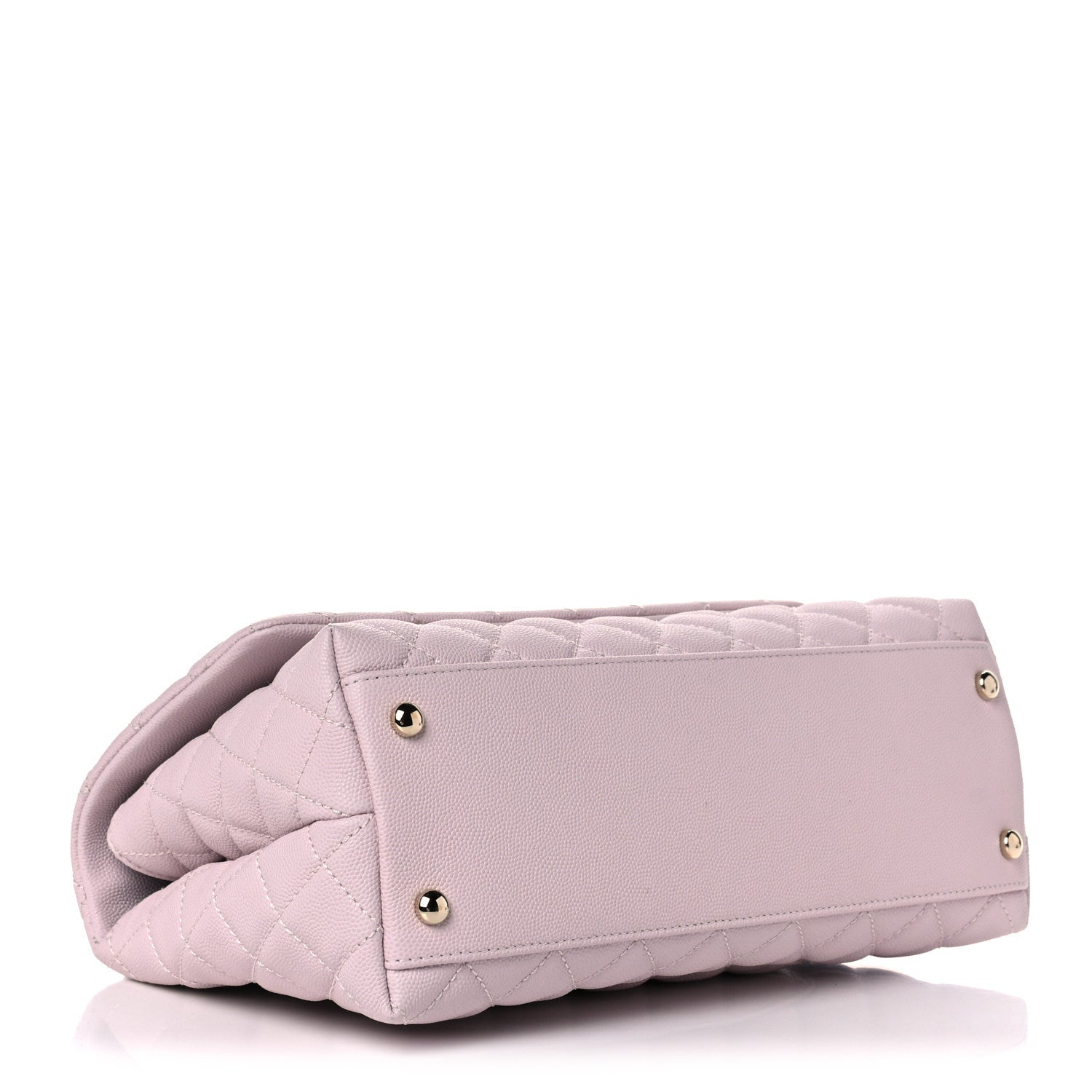 Chanel Caviar Quilted Small Coco Handle Flap Lilas Lilac 4 of 10