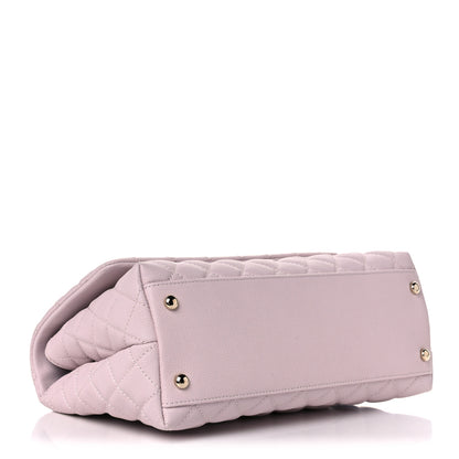 Chanel Caviar Quilted Small Coco Handle Flap Lilas Lilac 4 of 10