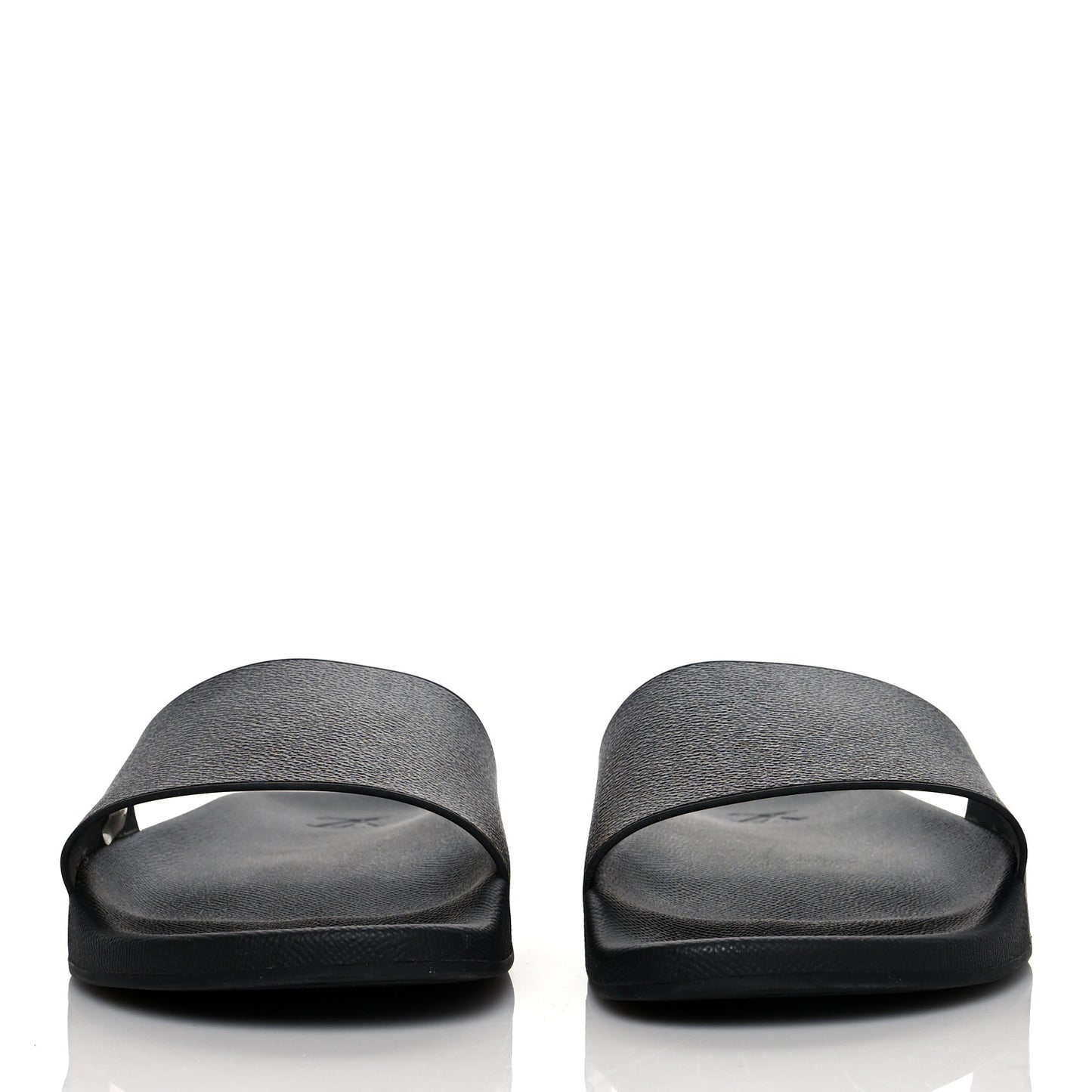 Rubber Monogram Eclipse Mens Waterfront Mules 11 Black