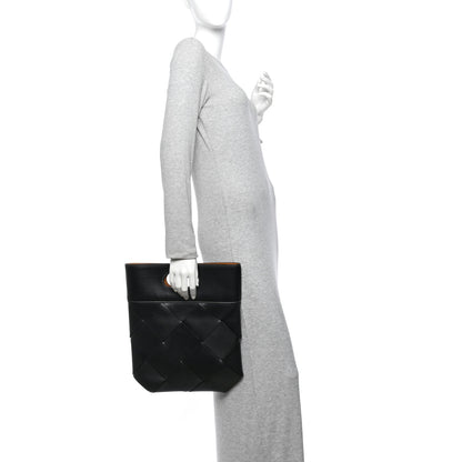 Bottega Veneta French Calfskin Small Slip Tote Black 2 of 10