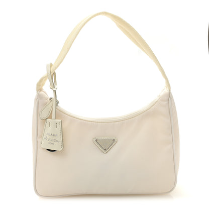 Prada Tessuto Nylon Mini Re-Edition 2000 Bag White 1 of 11