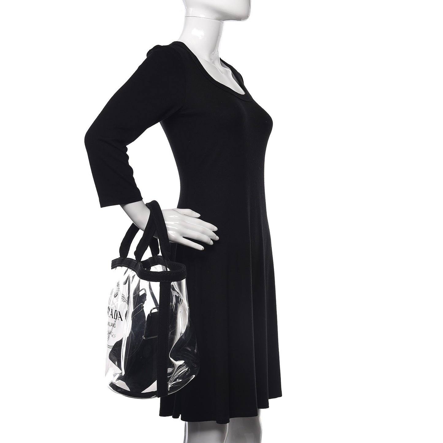 Plexiglass Canapa Small Shopper Tote Black
