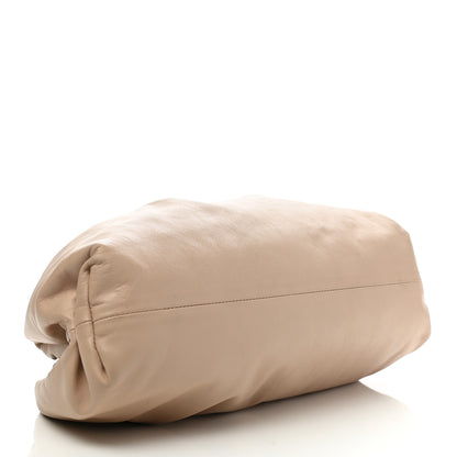 Bottega Veneta Smooth Butter Calf The Pouch Oversized Clutch Nude 4 of 9