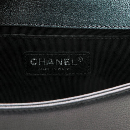 Chanel Iridescent Goatskin Quilted Small Boy Flap Purple 6 of 7